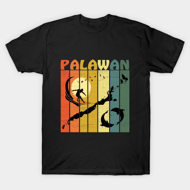 Palawan Surfing T-Shirt by NicGrayTees